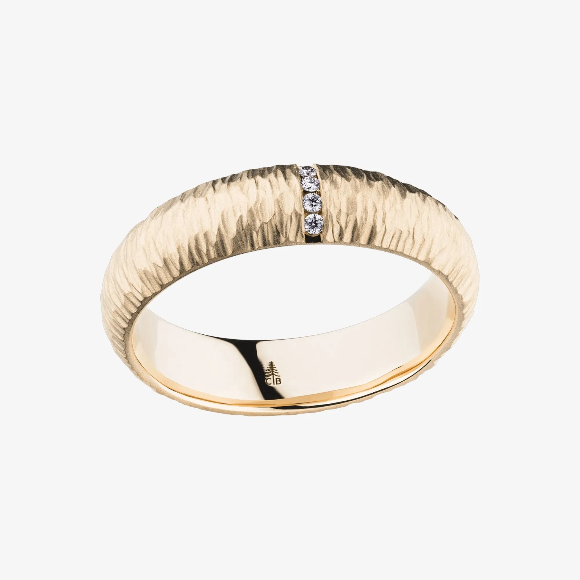 Christian Bauer Diamond 14K Rose Gold Wedding Ring