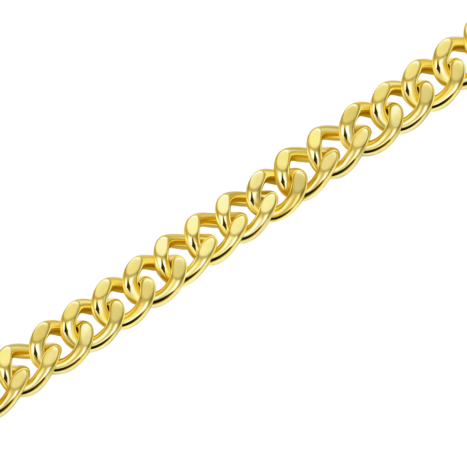 5mm Miami Micro Cuban Curb Bracelet - Yellow Gold