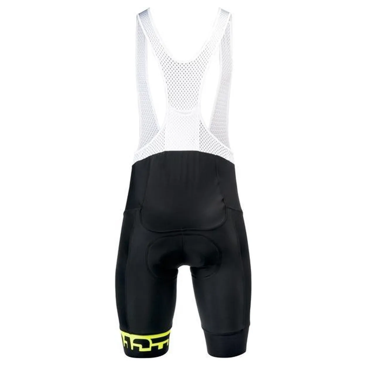 Bioracer Team 2.0 Men's Bibshort - Black/Fluo Yellow