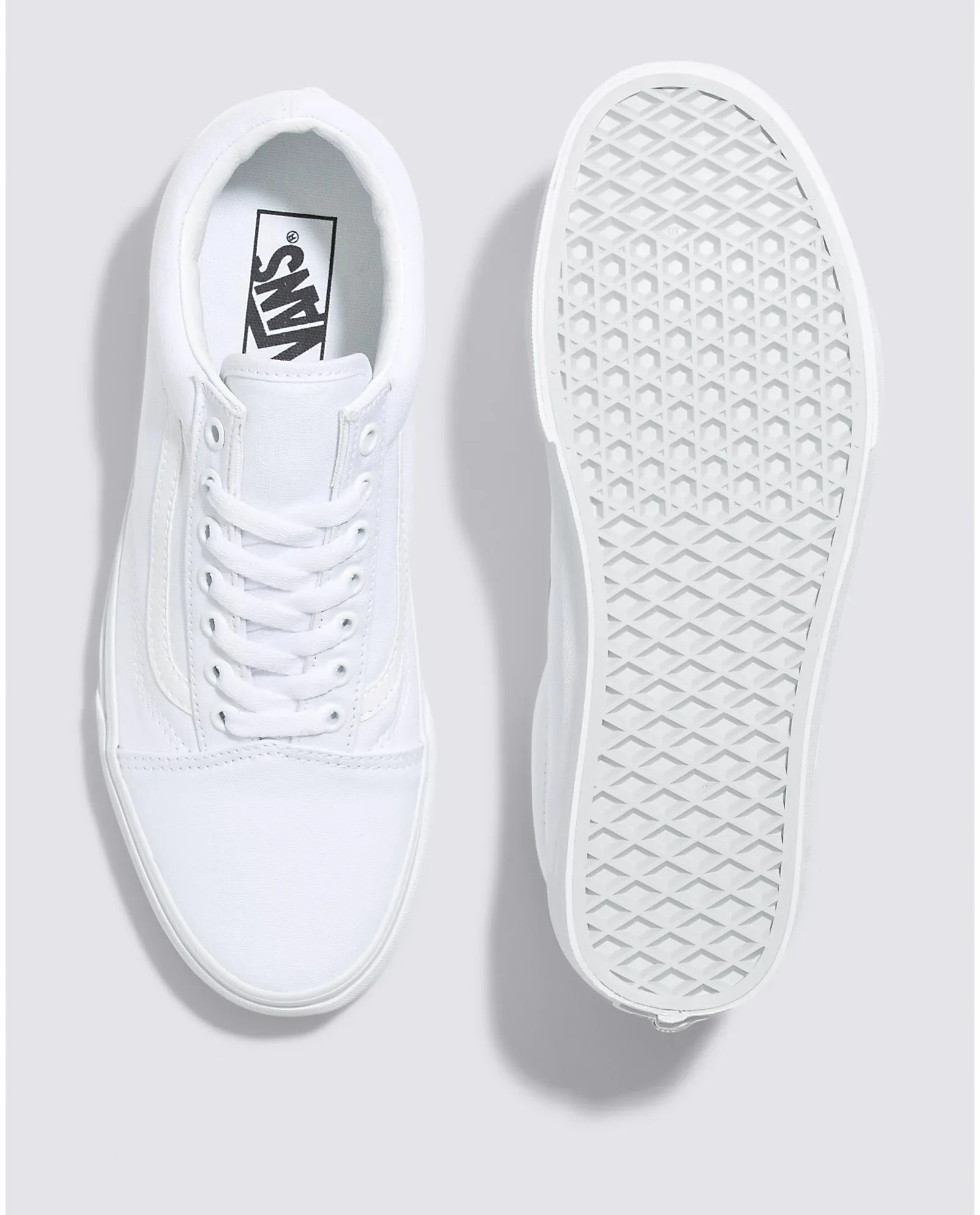 VANS UNISEX Old Skool Canvas Shoe (White)