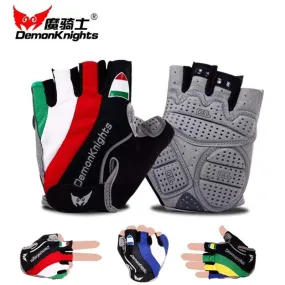 Bike Gloves Bicycle Mtb Cycling Glove Bicicleta Short Guantes Ciclismo Lycra Spandex Half Sports Cotton Nylon Linen Riding Men