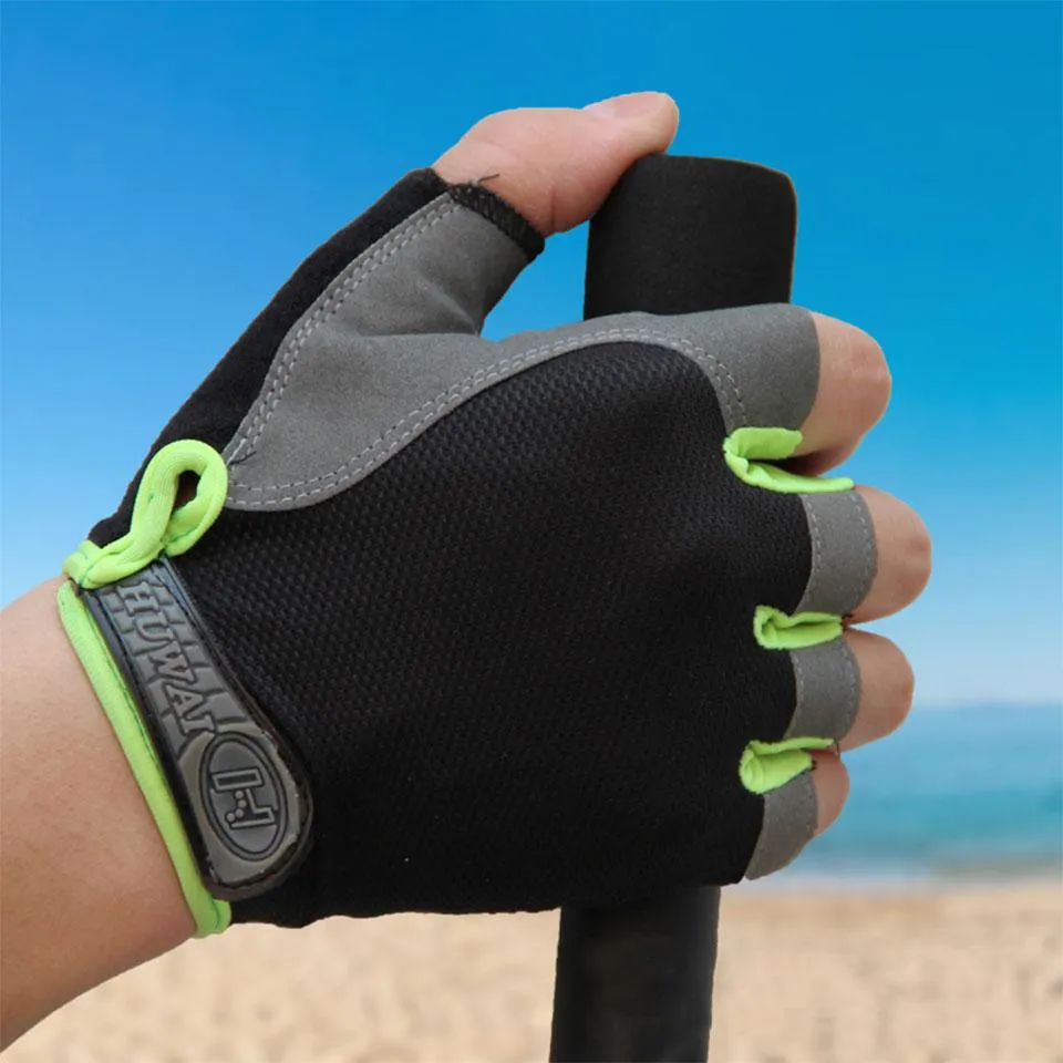 Cycling Gloves Anti-slip Anti-sweat Men Women Half Finger Gloves Breathable Anti-shock Sports Gloves MTB Bike Bicycle Glove