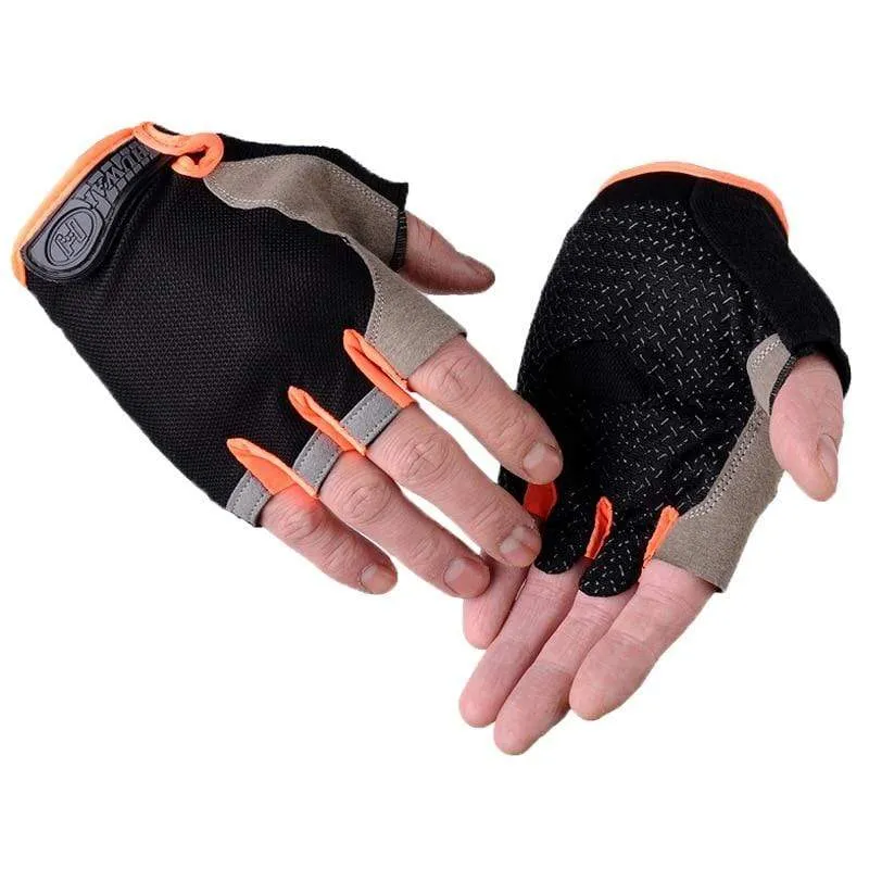 Cycling Gloves Anti-slip Anti-sweat Men Women Half Finger Gloves Breathable Anti-shock Sports Gloves MTB Bike Bicycle Glove