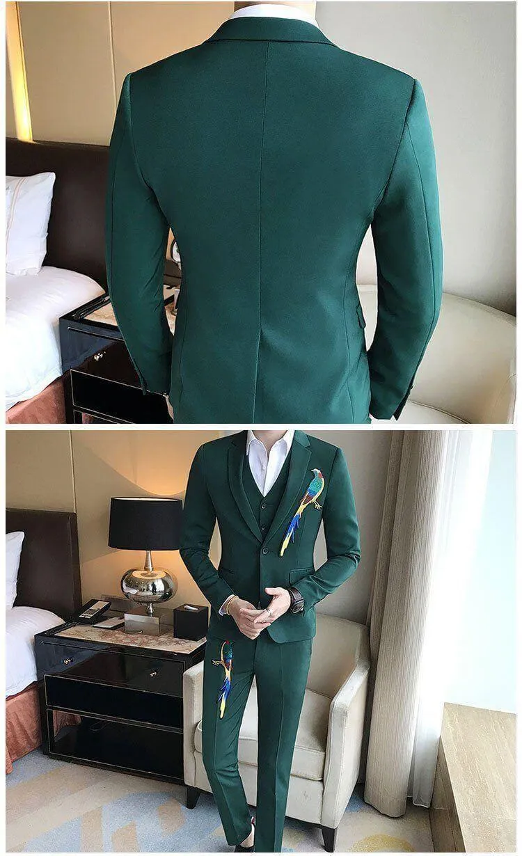 Amazon Parrot Three Piece Suit