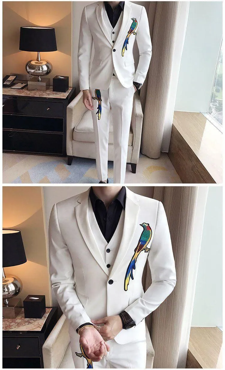 Amazon Parrot Three Piece Suit