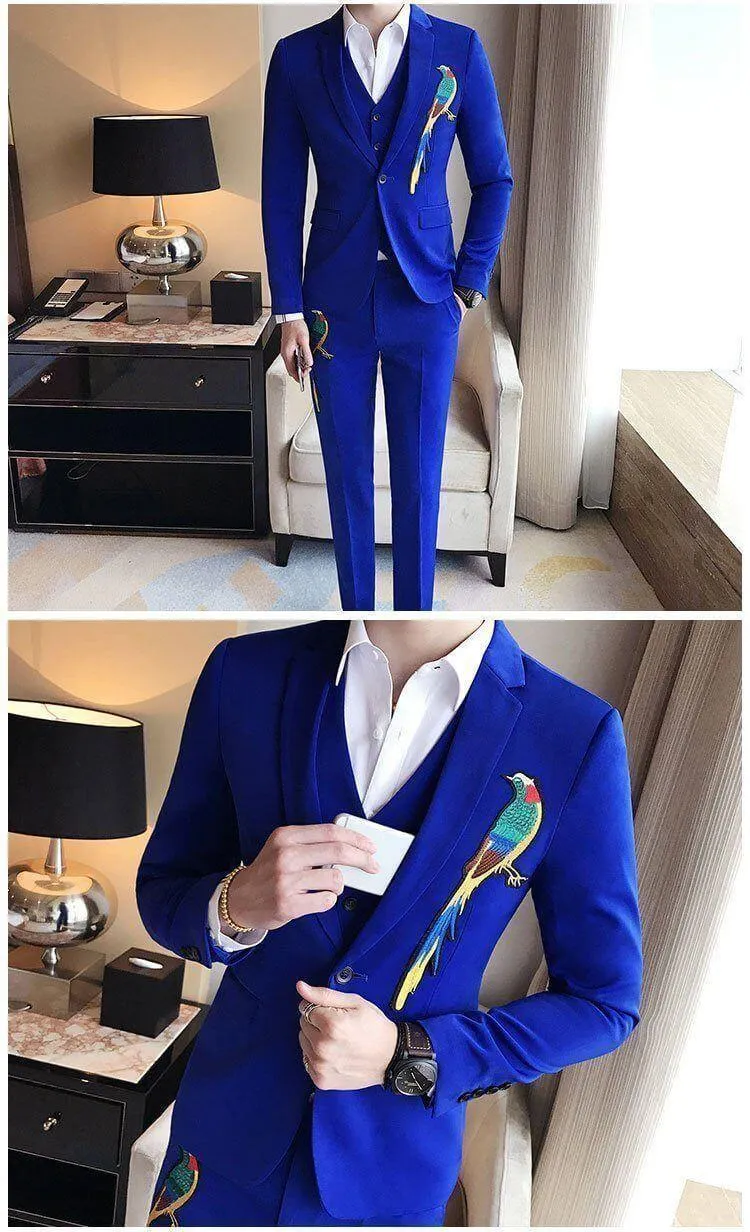 Amazon Parrot Three Piece Suit