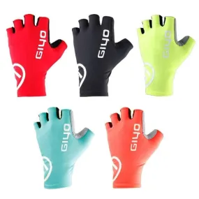 Breaking Wind Cycling Gloves Half Finger Anti-slip Bicycle Mittens Racing Road Bike Glove MTB Biciclet Guantes Ciclismo