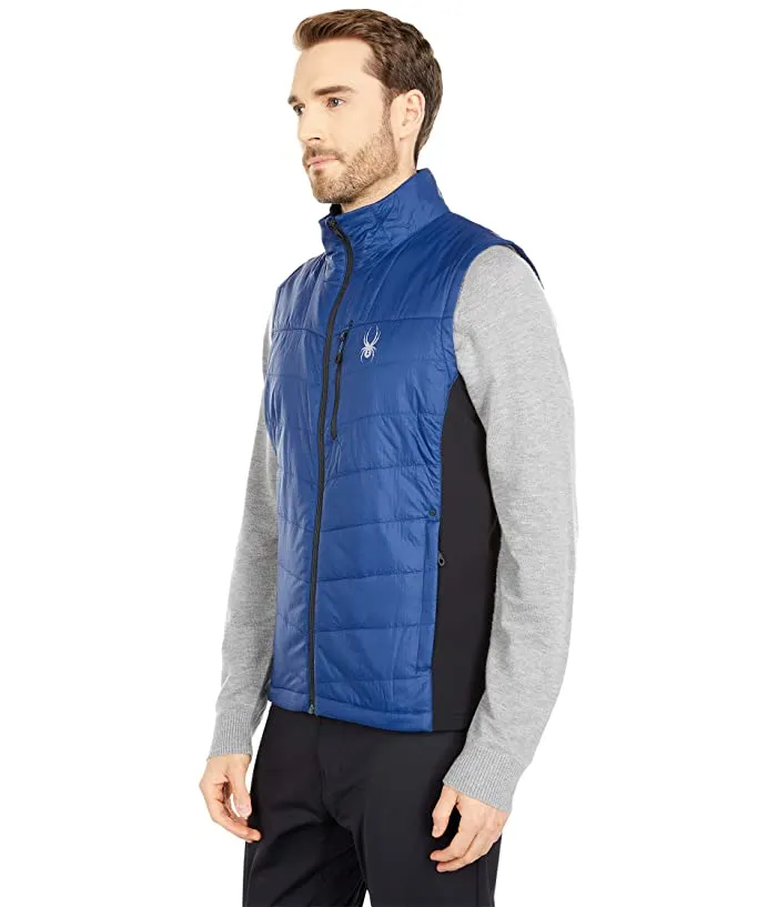 'Spyder' Men's Glissade Hybrid 60GR Insulated Vest - Abyss