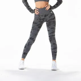 Camo 2.0 Leggings- Black