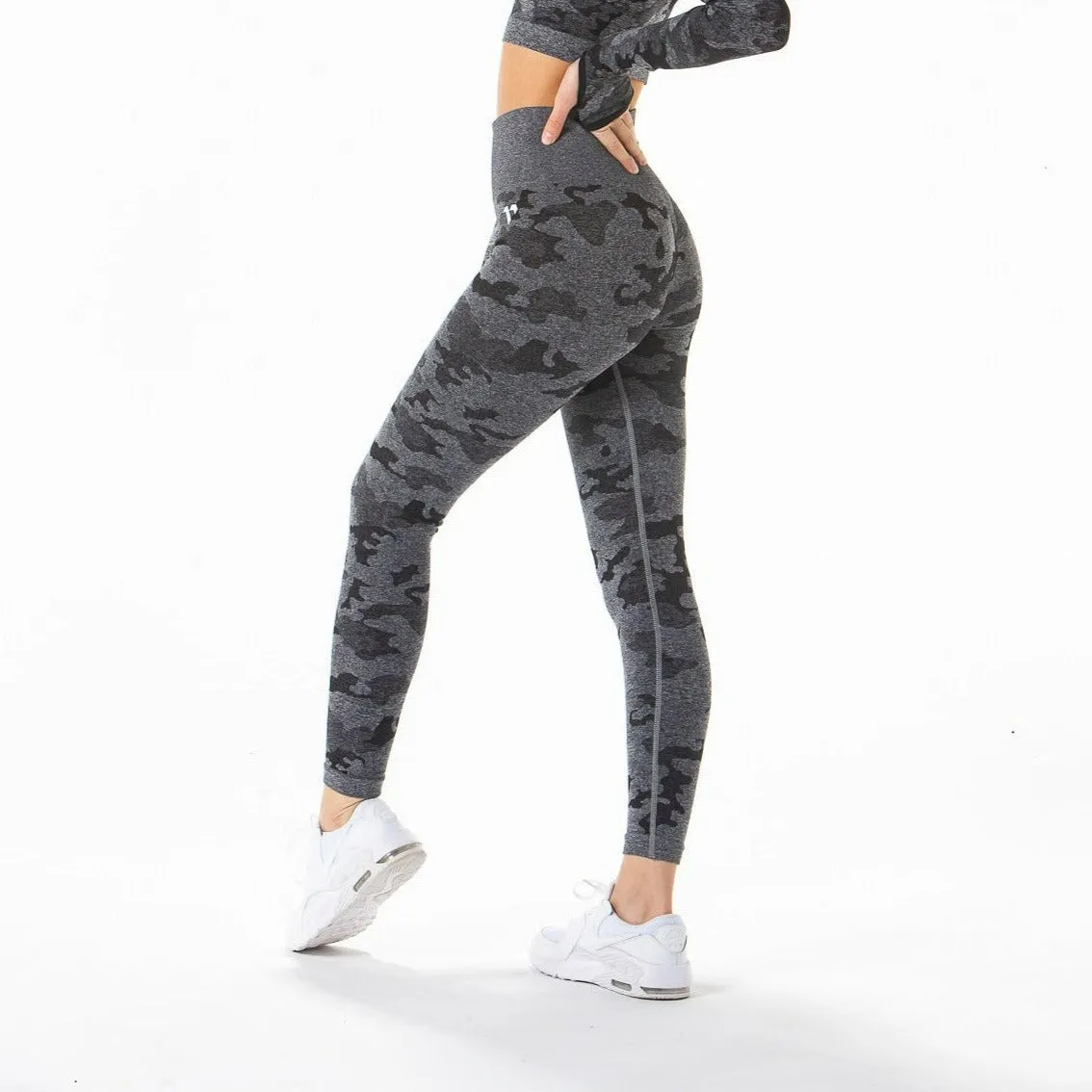 Camo 2.0 Leggings- Black