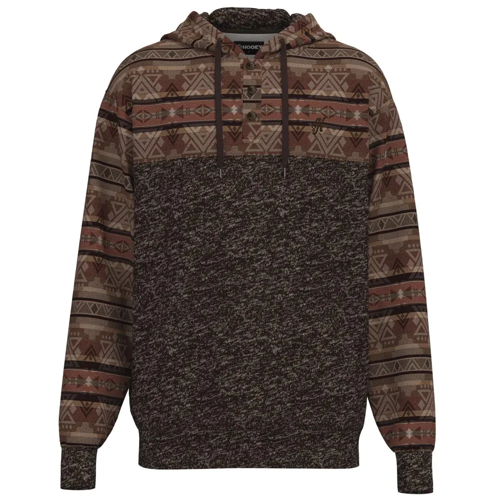 'Hooey' Men's Jimmy Hoody - Rust / Aztec