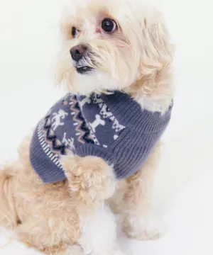 Cashmere Bone Fair Isle Dog Sweater