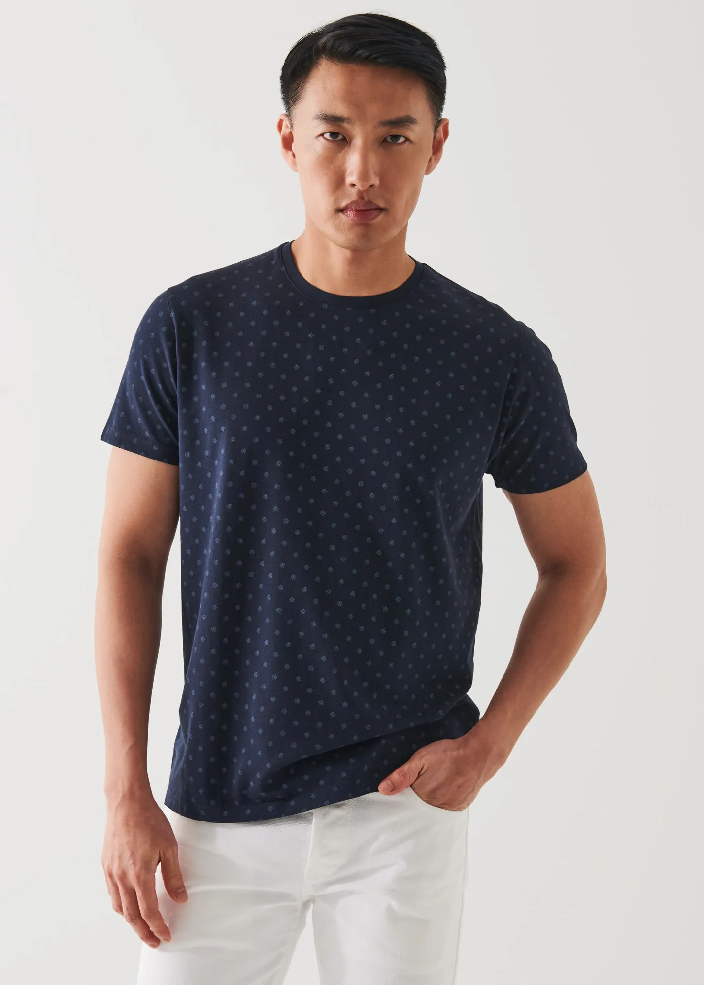 PIMA COTTON STRETCH PRINTED T-SHIRT