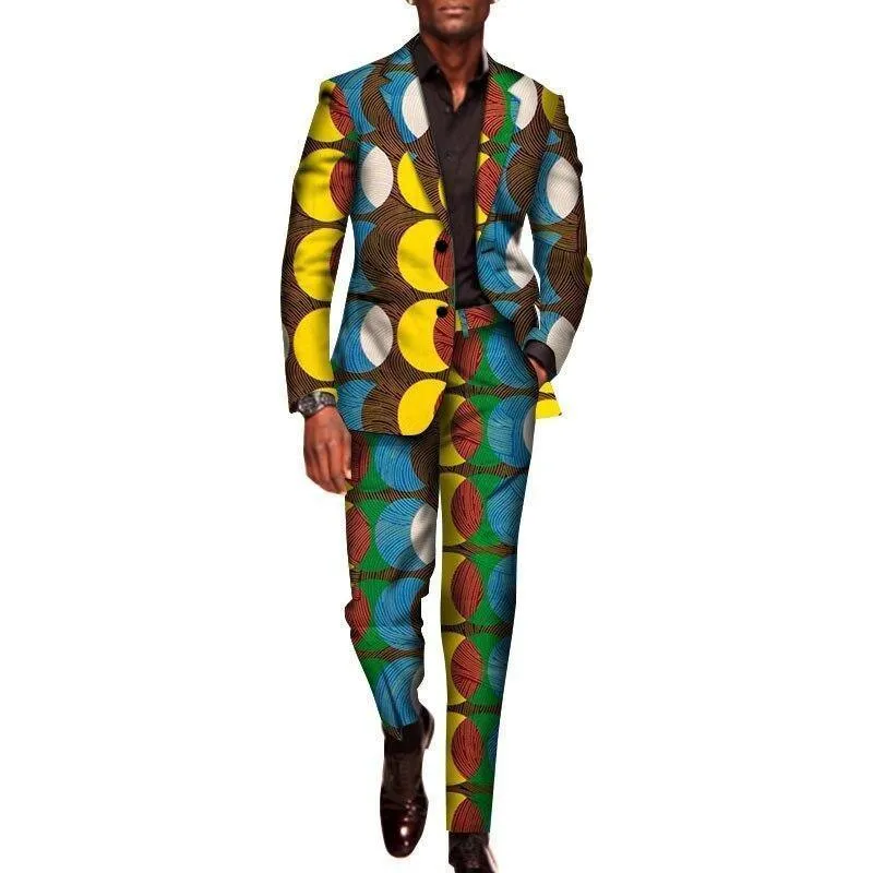 Elegant African Two Piece Suit