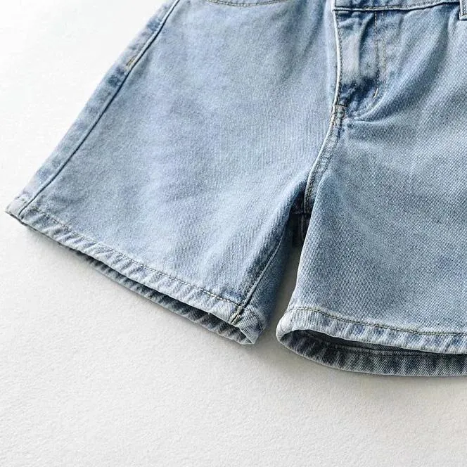 Women Denim Shorts High-waist Shorts