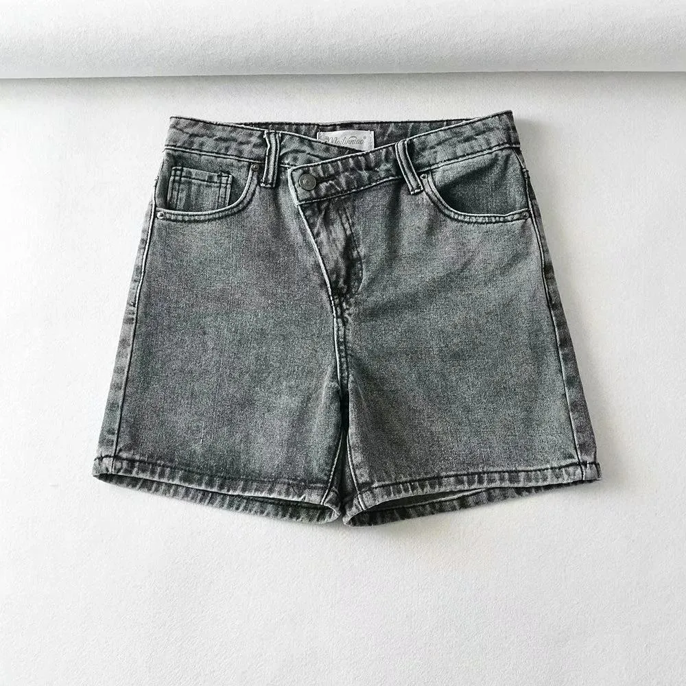 Women Denim Shorts High-waist Shorts