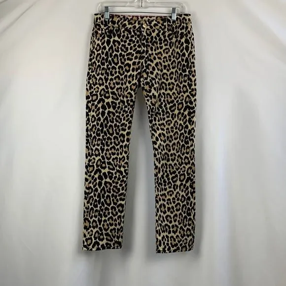 Kate Spade Animal Print Skinny Jeans