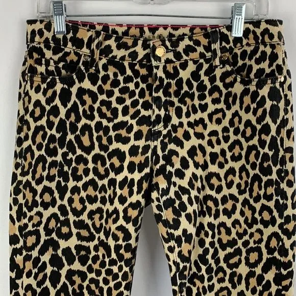 Kate Spade Animal Print Skinny Jeans