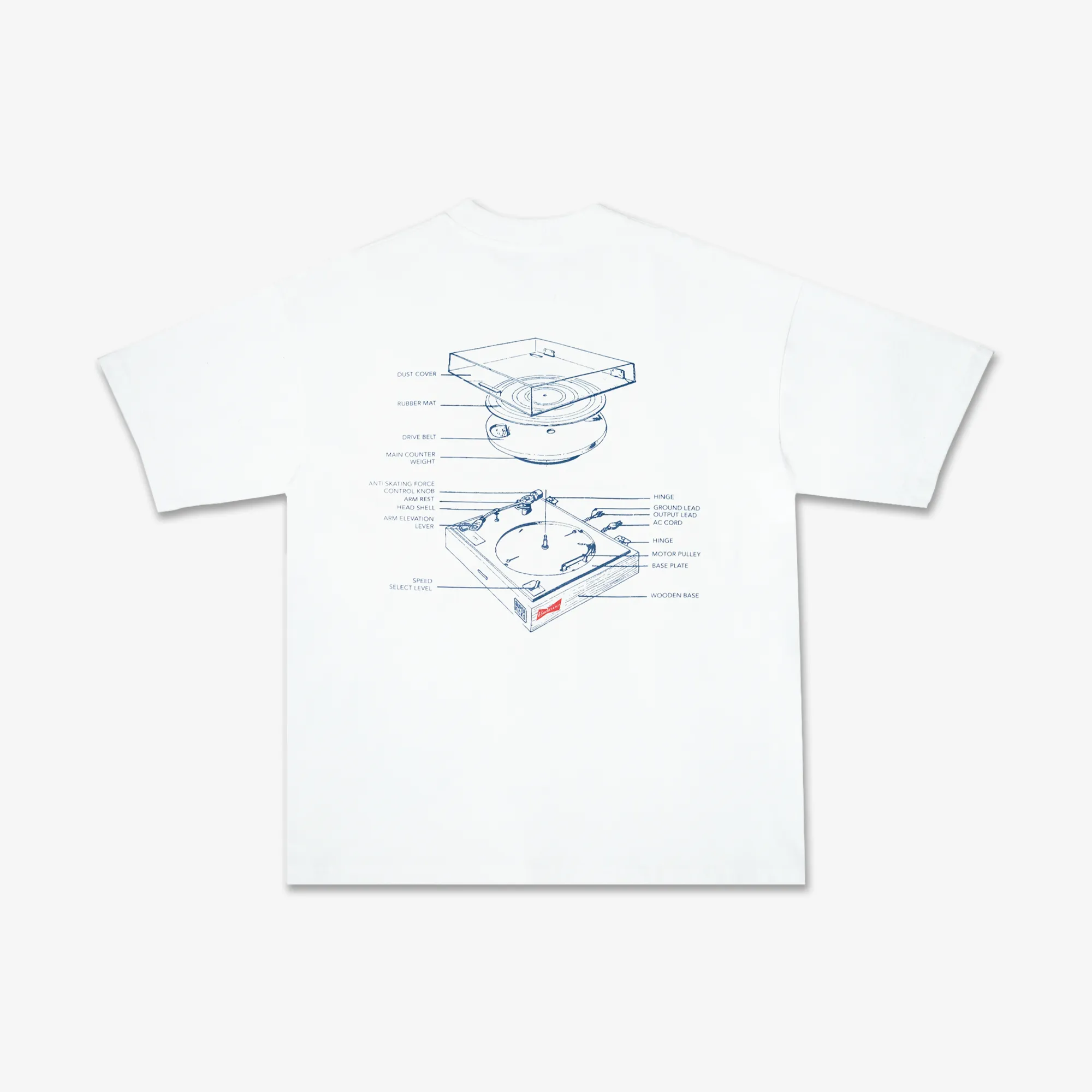 SUPERKICKS X BUDWEISER THE BLUEPRINT TEE