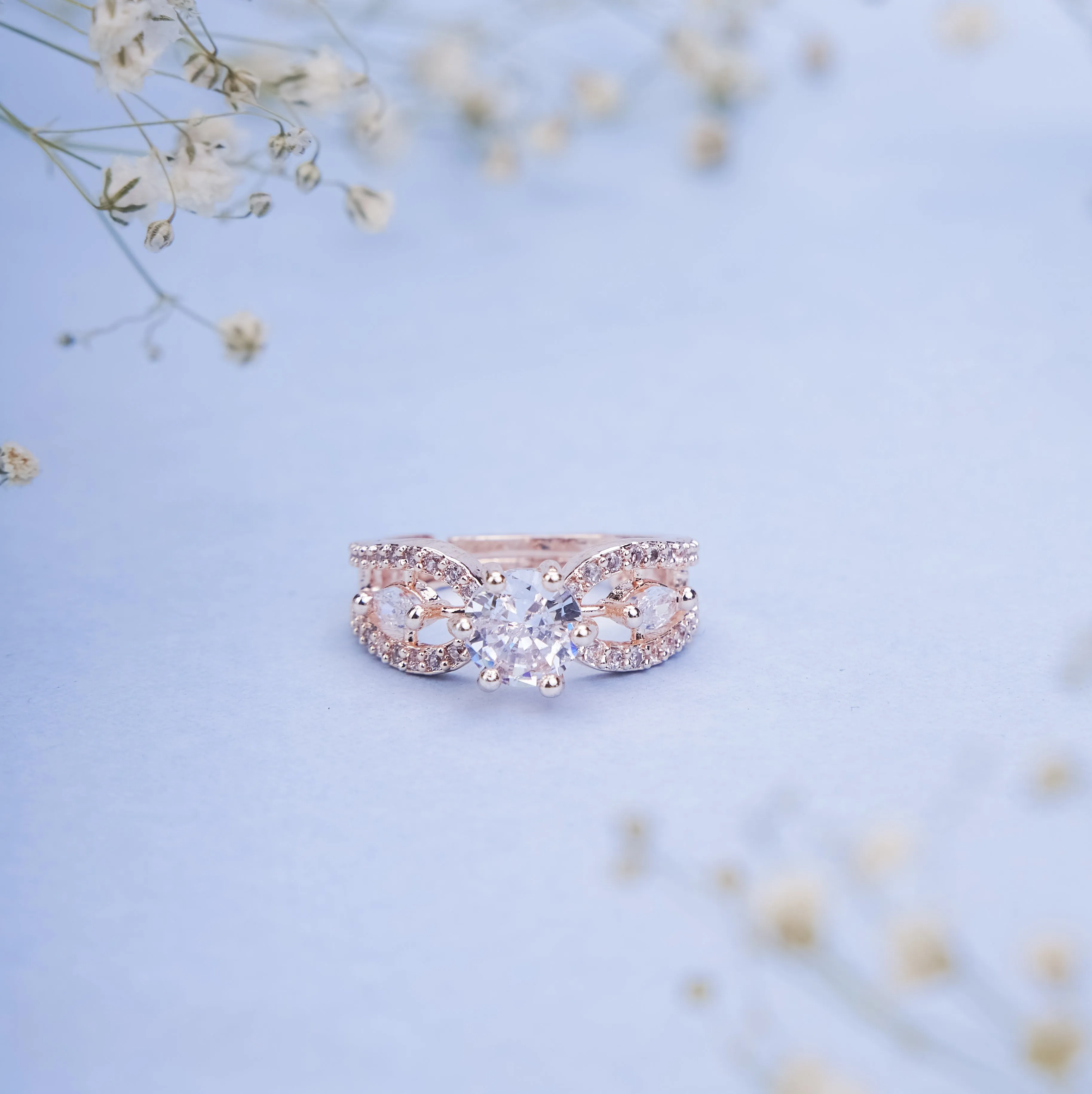 Rose Gold Wedding Bliss Ring