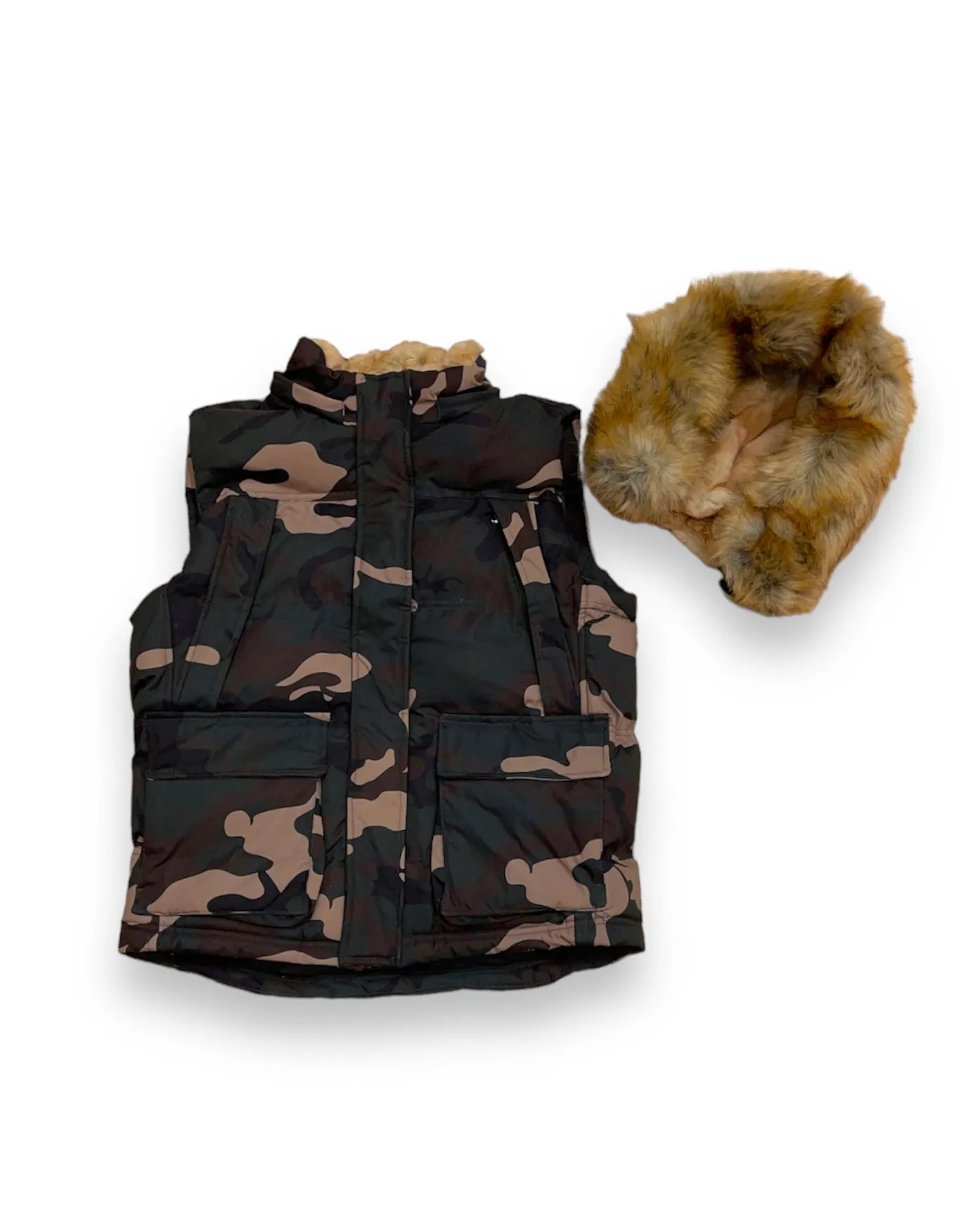 Camo Puffer Vest