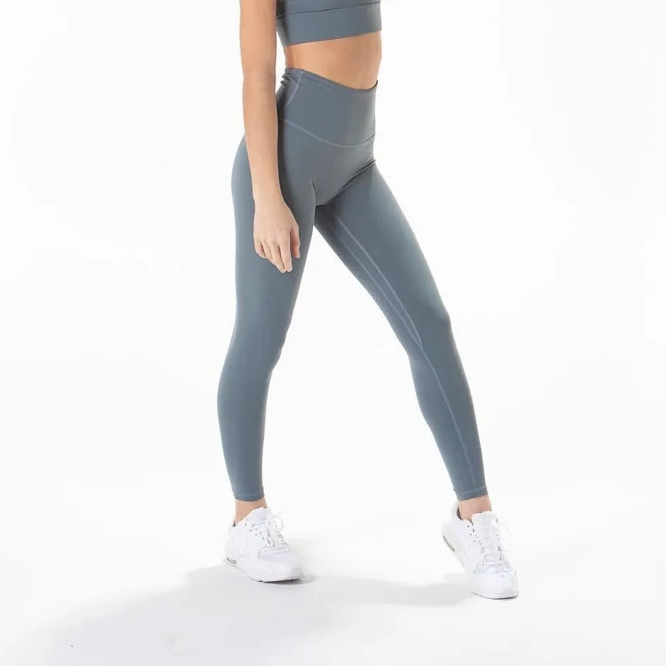 Endurance Sport Leggings- Carbon Blue