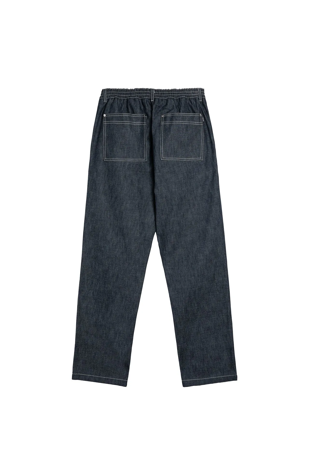 Relaxed-Fit Herringbone Jeans | Black Wash