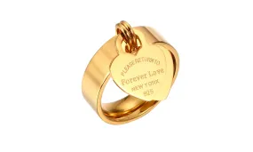 Forever Love Heart Rings for Women