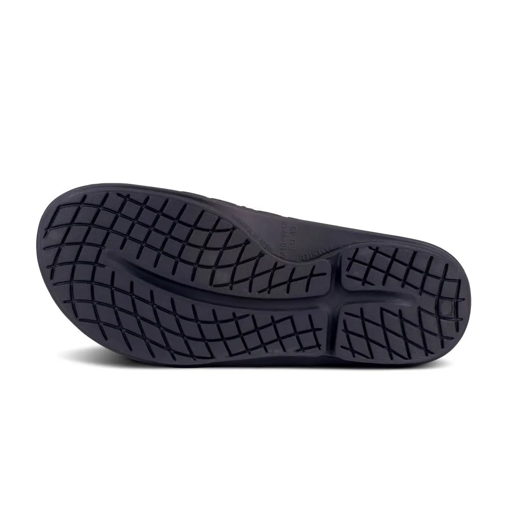 'OOFOS' Unisex OOahh Sport Flex Slide - Black Matte