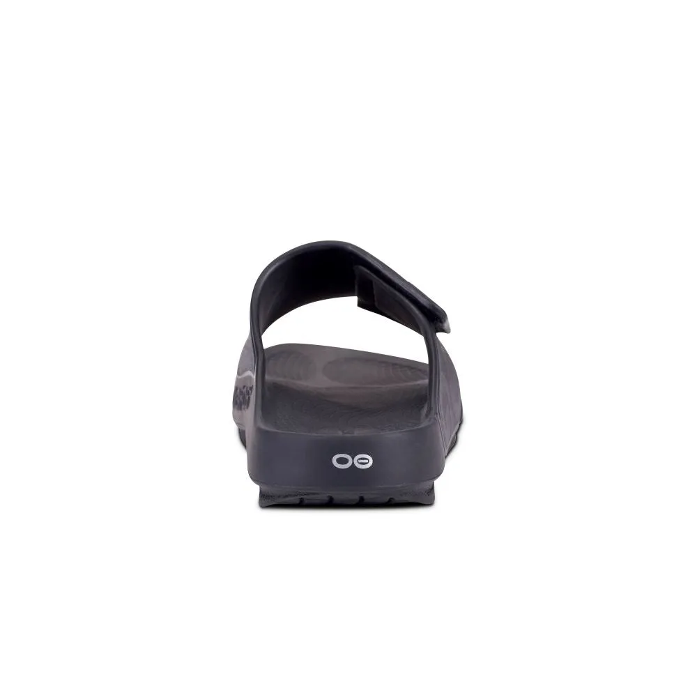 'OOFOS' Unisex OOahh Sport Flex Slide - Black Matte