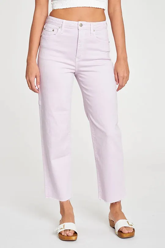 Daze Sundaze Lilac Utility Crop Jean