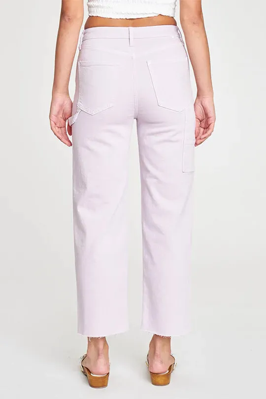 Daze Sundaze Lilac Utility Crop Jean