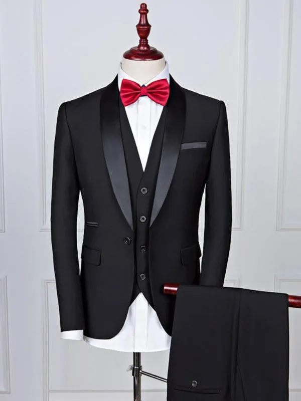 Formal Slim Fit Three Piece Suit