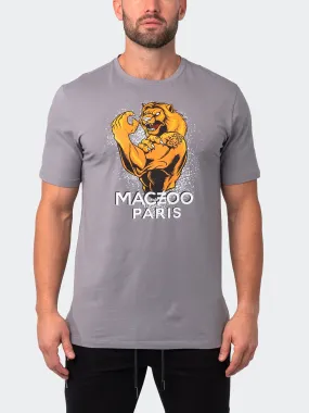 Maceoo Short-Sleeve Athleisur | Tee Power Grey