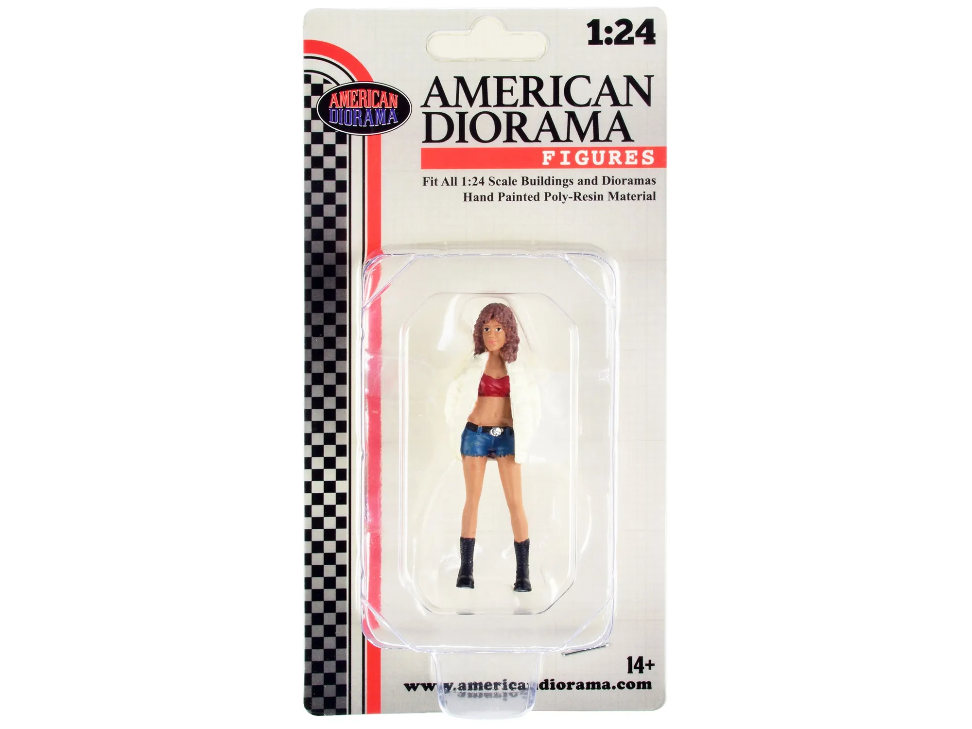 Hip Hop Girls Figure 3 for 1/24 Scale Models by American Diorama