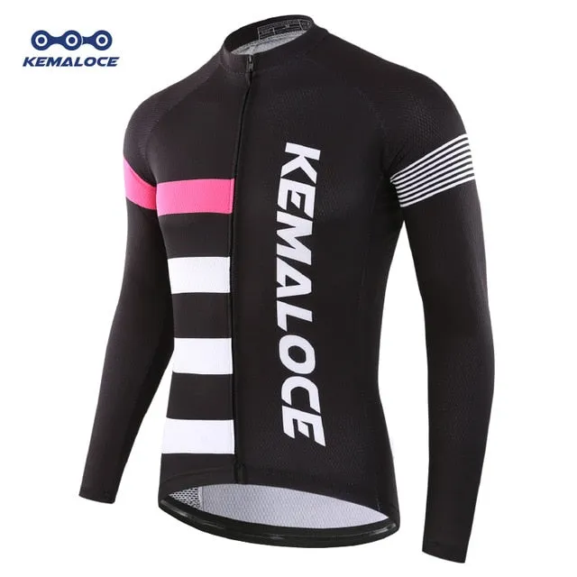 New Arrivals Autumn Long Cycling Jersey Maillot Ropa Ciclismo Men Bicycle Shirts Quick-dry Bike Jersey Sports Long Cycling Shirt