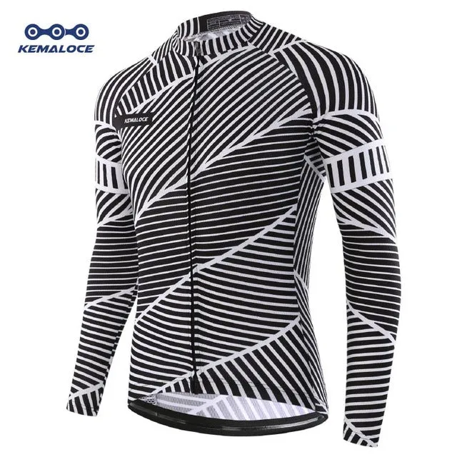 New Arrivals Autumn Long Cycling Jersey Maillot Ropa Ciclismo Men Bicycle Shirts Quick-dry Bike Jersey Sports Long Cycling Shirt