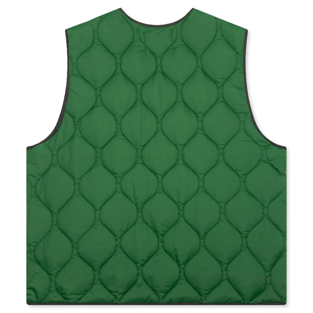 Quilted Vest - Green