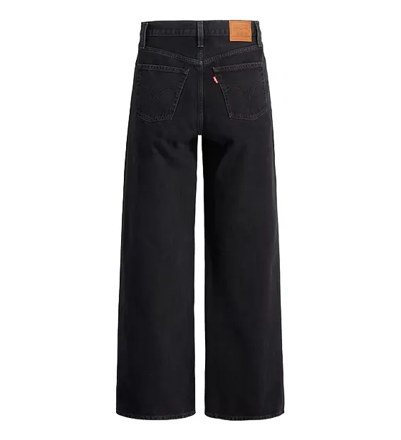 Levi's Ribcage wide leg jeans trousers A60810001 black