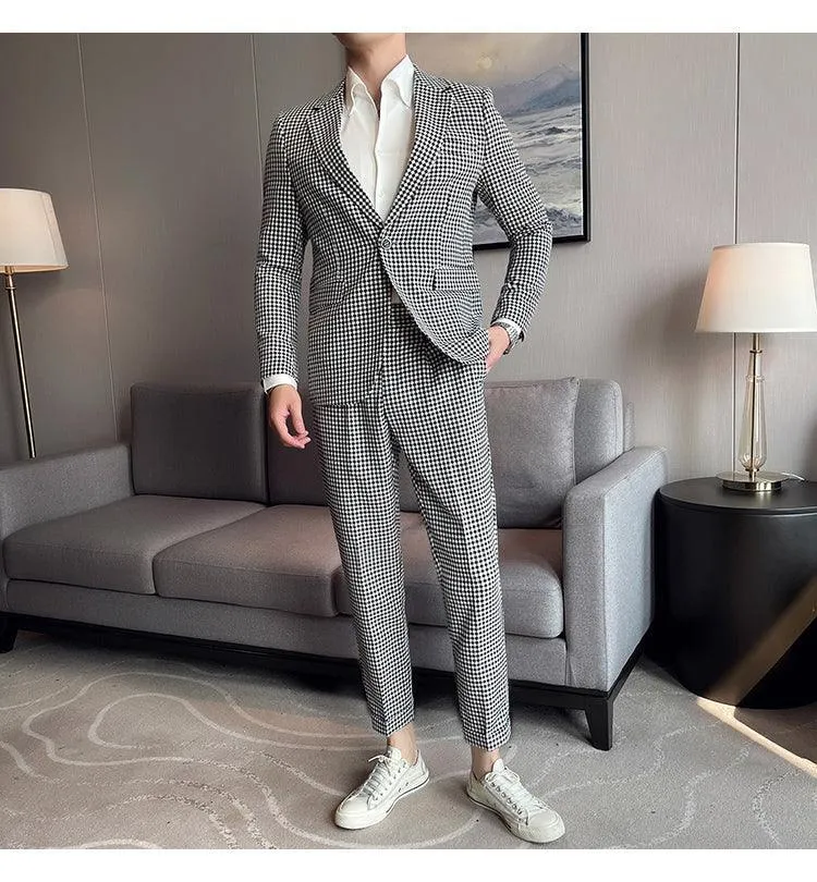 Houndstooth Prom Suit