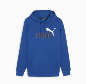 PUMA MEN'S ESSENTIAL LOGO BLUE HOODIE