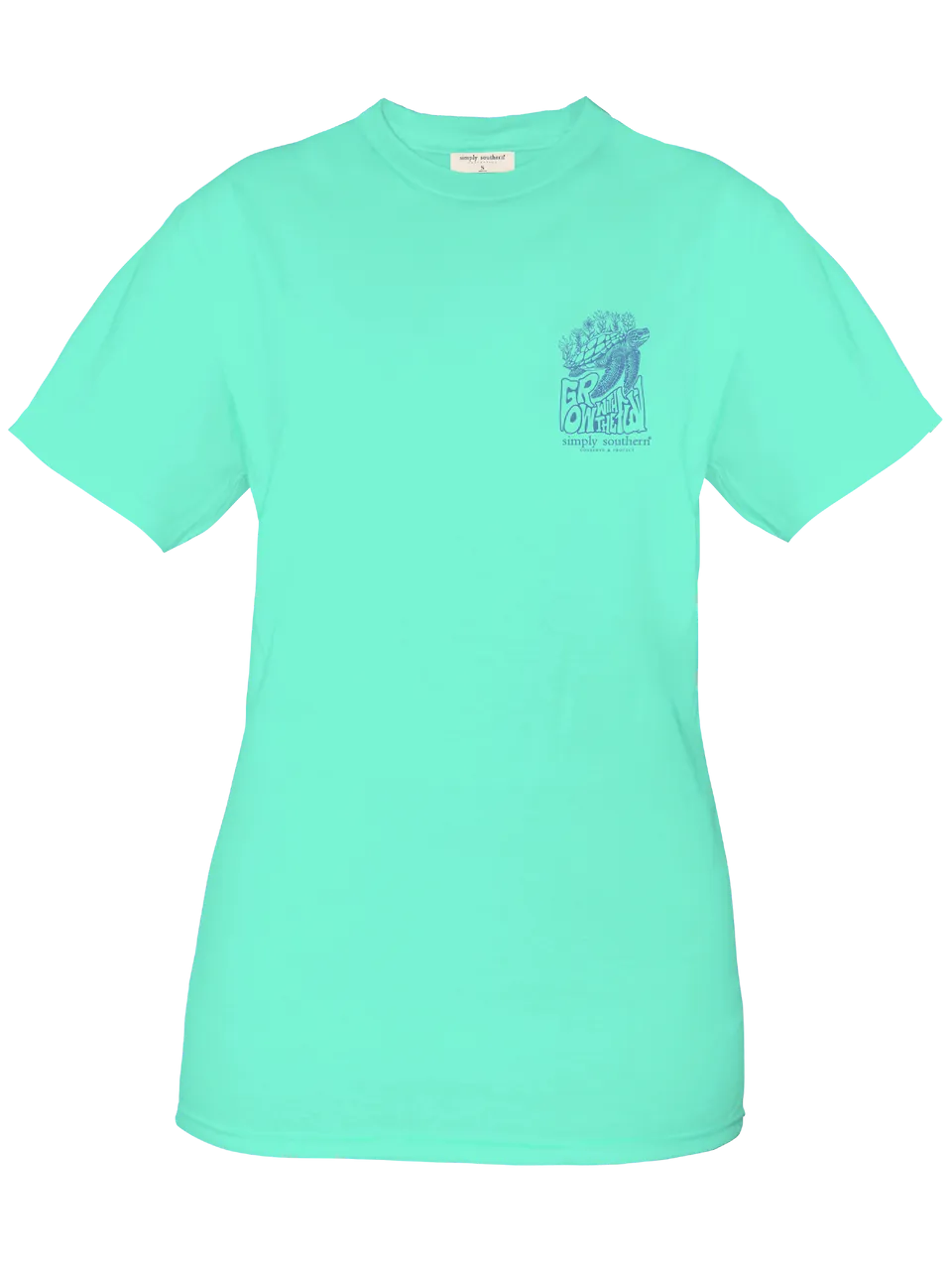 Grow With The Flow Turtle Tracker Short Sleeve T-Shirt