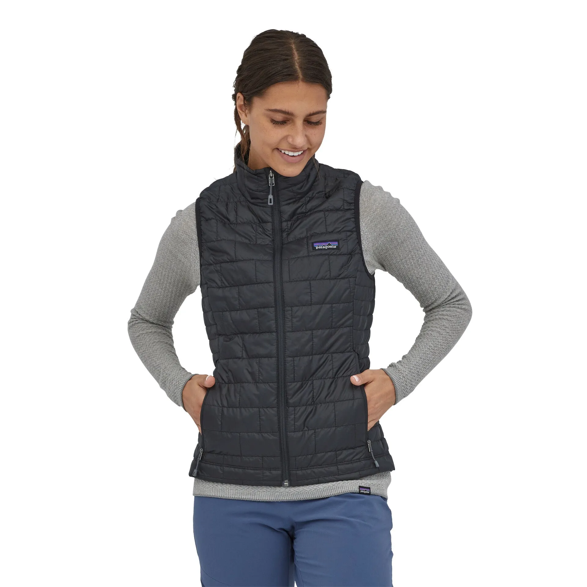 W'S NANO PUFF VEST BLACK