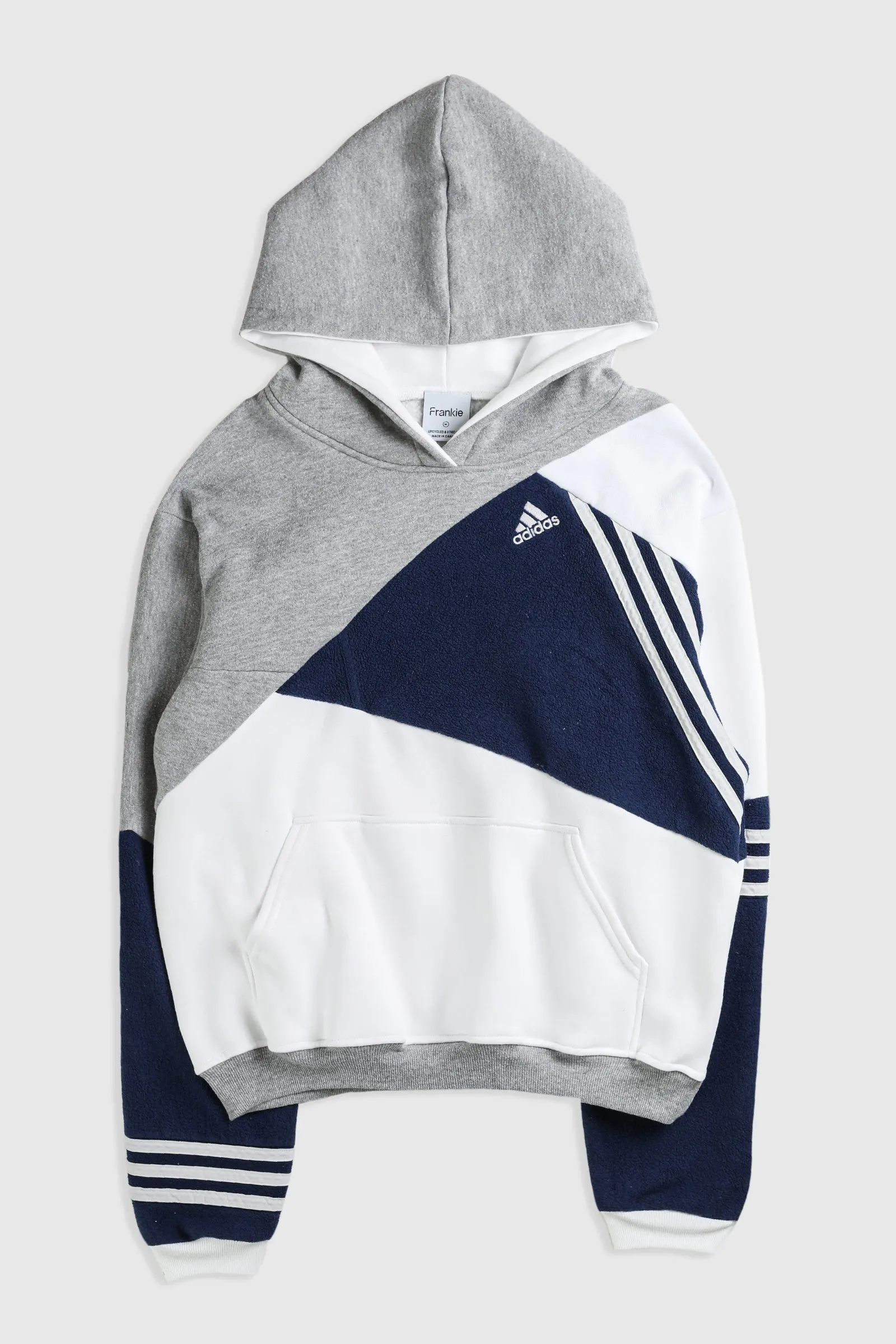 Rework Adidas Patchwork Sweatshirt - M