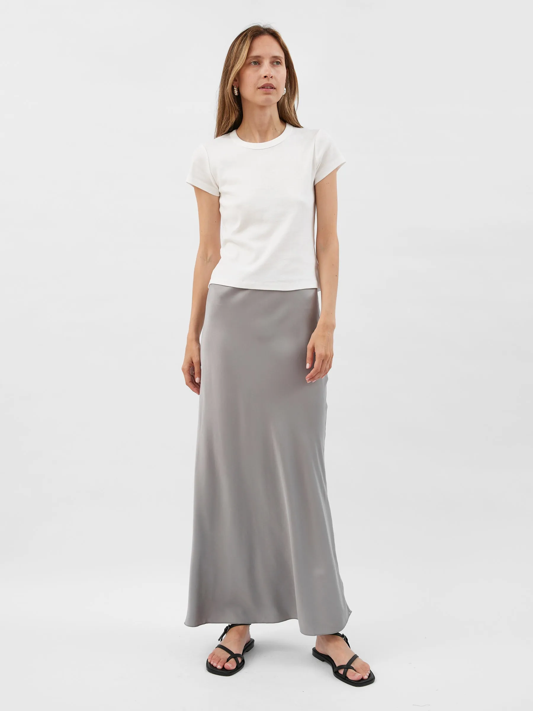 Bias Slip Skirt