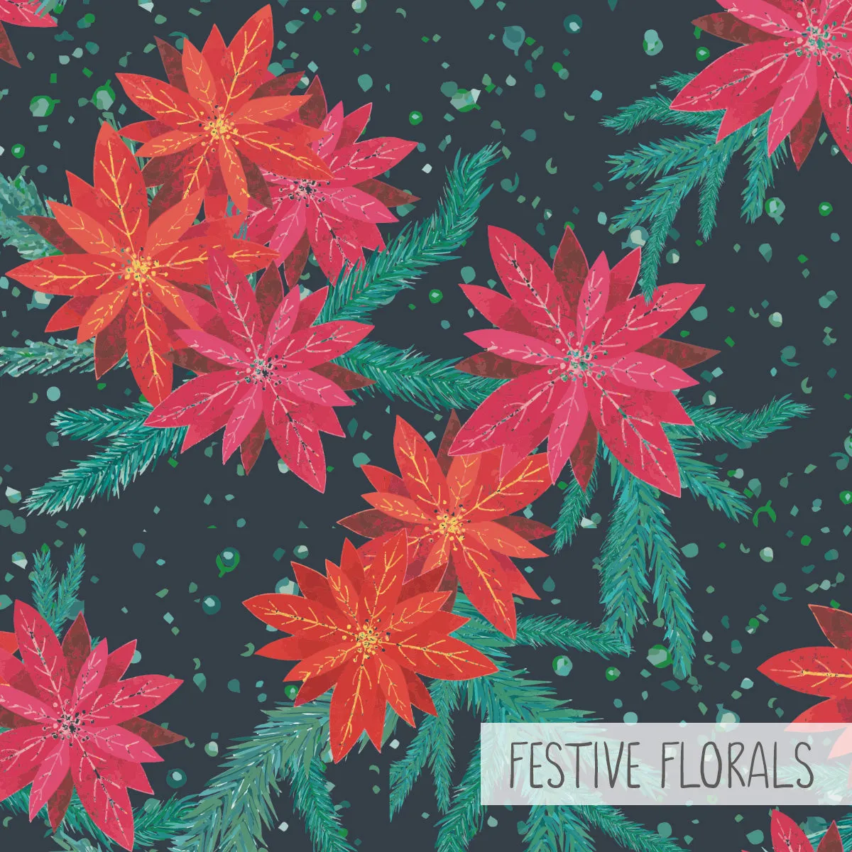 Sale Unisex Leggings | Festive Florals