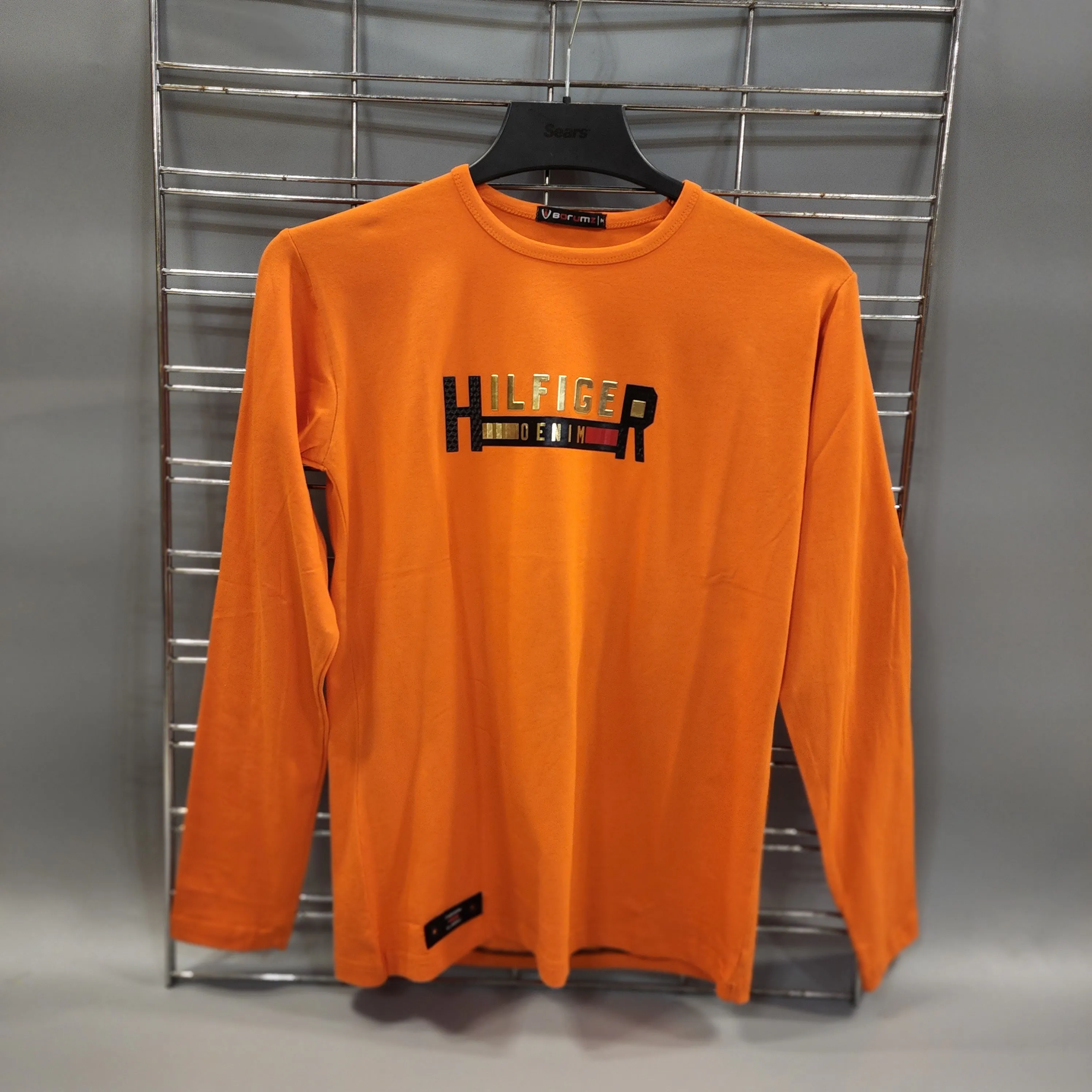 Orange Long Sleeves T Shirt