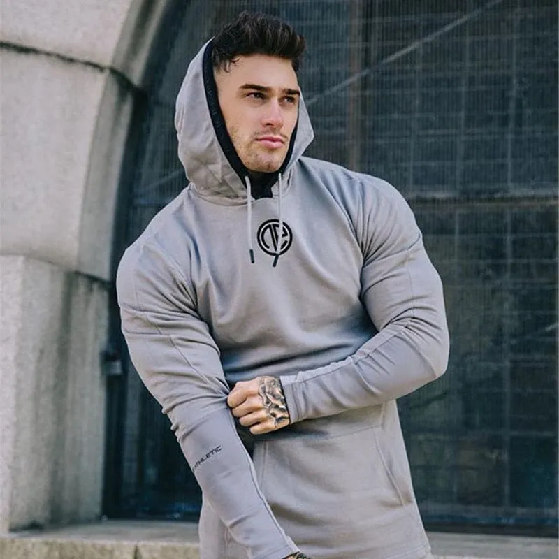 Men Running Gym Sport wear Tracksuit Fitness Body building