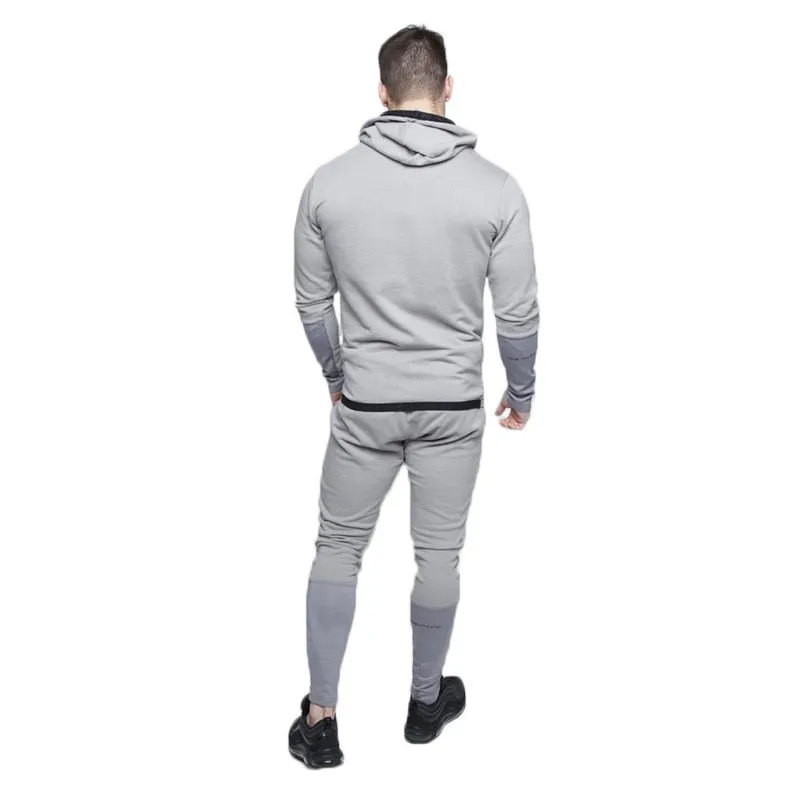 Men Running Gym Sport wear Tracksuit Fitness Body building