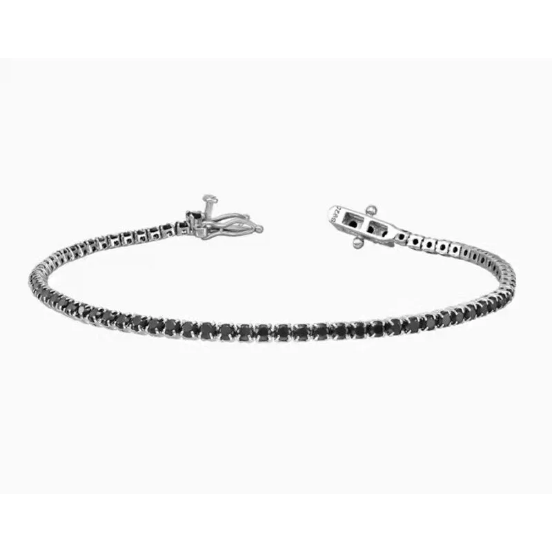 Sterling Silver Hip Hop Jewelry Bracelet